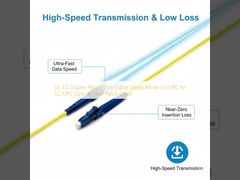 LC-LC 듀플렉스 파이버 패치 케이블 싱글 모드 LC/UPC to LC/UPC 광섬유 패치 코드