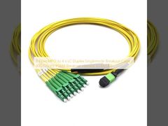 8 심 MPO to 4 x LC 듀플렉스 단일 모드 브레이크아웃 케이블 | 40G QSFP+ PSM4 브레이크아웃 하네스 (G.657.A1)