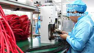 MPO/PC 12 코어 OM4 섬유 패치 코드 MPO