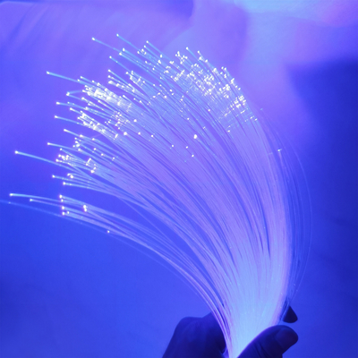 Trans 날짜/신호를 위해 투명한 FTTH 섬유 하락 케이블 PMMA 핵심 0.25mm-10mm 플라스틱 광섬유