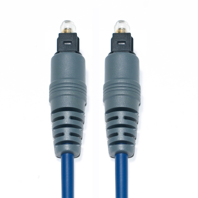 주문 Toslink 오디오 광섬유 케이블 파란색 Spdif 플라스틱 사각 소켓 1.0mm PMMA 1M 2M TV CD 플레이어 용 online manufacture