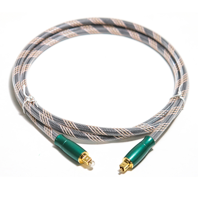 주문 Toslink 광 디지털 케이블 니트 로프 도금 골드 4K Connecotr 고음질 HiFi 1.2M 2M For Amplifier online manufacture