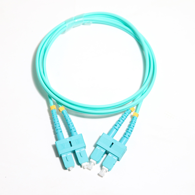 주문 두 부분으로 된 다중 모드 와트릿 섬유 패치 코드 SU-UPC Ject 50 / 125 um LSZH 재킷 3.0 밀리미터 OM3 online manufacture