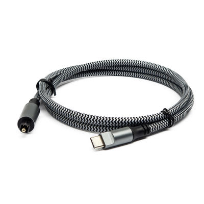 품질  Black Textured Shell Toslink Digital Audio Cable 공장