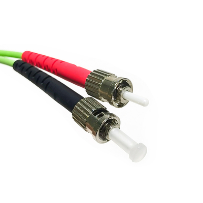 광섬유 케이블 다중 모드 ST 두 부분으로 되 MM OM2 50/125 3.0 밀리미터 섬유 패치 코드 ST-LC UPC, 1M/2M/3M/5M/10M