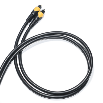 Yelloow & Black Toslink 디지털 케이블 OD4.0 LSZH PVC 도금 골드 Ject 홈 플레이어 CD 사운드바