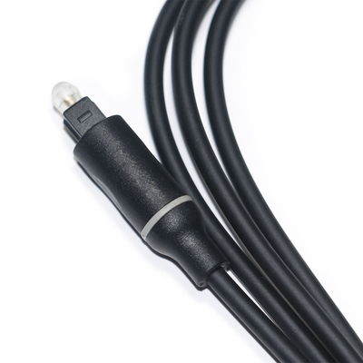 1.5M - 5M Toslink 디지털 케이블 OD4.0 홈 시어터 CD 사운드바용 검정 플라스틱 커넥터