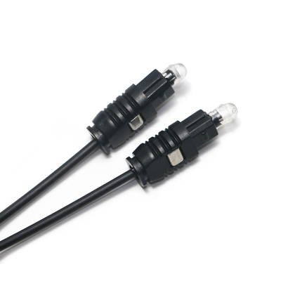 Toslink 광 케이블 OD2.2 사운드바 미니 ​​플레이어 CD용 블랙 울트라 씬 Spdif 출력 케이블