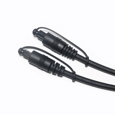 새로운 Hifi 사운드 Toslink 광 오디오 디지털 케이블 S/PDIF 도금 골드 커넥터 블랙 PVC 1.5M 2.4M 3M