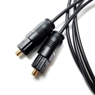 Toslink 케이블 OD2.2mm 얇은 플라스틱 오디오 남성/남성 동축 케이블 1-15M