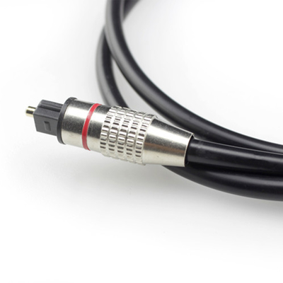 Toslink 디지털 광 오디오 케이블 도금 금속 쉘 골든 커넥터 홈 시어터 cd player1m/2m/3m