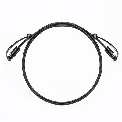 공장 아울렛 Toslink 광 오디오 케이블 PMMA 블랙 PVC (더스트 캡 포함) 사운드 바 용 추가 얇음