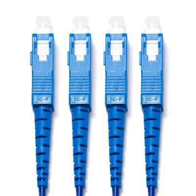 SC LC 광섬유 패치 코드 감시 WLAN LAN용 다중 모드 듀얼 코어 OM3 4/4 10G