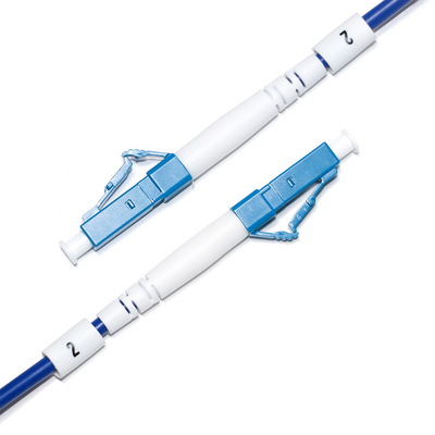 SC LC 광섬유 패치 코드 감시 WLAN LAN용 다중 모드 듀얼 코어 OM3 4/4 10G