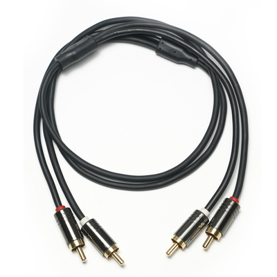 RCA 디지털 오디오 케이블 미니 사운드 바용 사운드 바 0.5M 커넥터 용 3.5MM PVC 도금 검정색 알루미늄 합금 ShellQuality