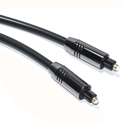Toslink 광 오디오 케이블 OD5.0 블랙 알루미늄 합금 광 PVC 도금 골드 포트 홈 사운드 바용 비용 성능