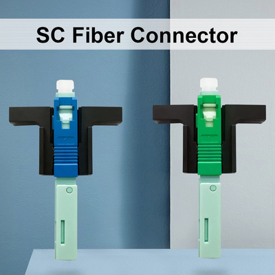 APC/UPC 광택 SC 표준 FTTH 네트워크용 재사용 가능한 수동 커넥터