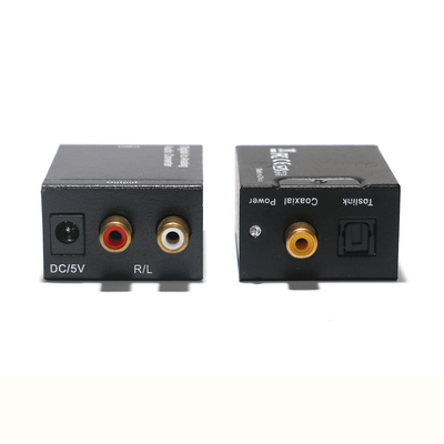 팩토리 아울렛 디지털 광섬유-아날로그 3.5mm Toslink/SPDIF 오디오 컨버터 DTA10