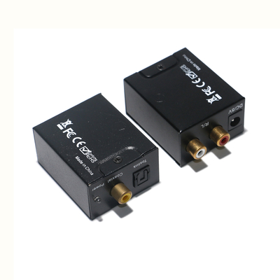 팩토리 아울렛 디지털 광섬유-아날로그 3.5mm Toslink/SPDIF 오디오 컨버터 DTA10
