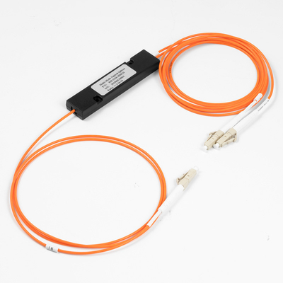 광섬유 분배기 결합 비율 LC/UPC 1x2 FBT 커플러 1*2 FBT 다중 모드 850/1310nm 50/125 MM 50/50