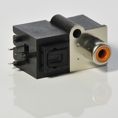 AV-GQR05B Optica Jeck 25Mbps 3-5V 디지털 광학 Toslink 커넥터 수직 암 플러그 소켓