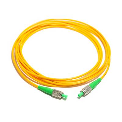 LAN WLAN 네트워크 2M 3M을 위한 광섬유 패치 코드 3.0MM 단일모드 노랑색 공항