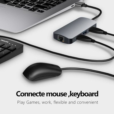 다기능 마이크로 USB C HDTV 어댑터 USB C 어댑터 Mac TV 프로젝션