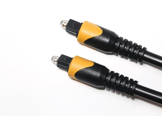 토스링크 광케이블 오렌지 검은 OB6.0 6MHz PVC 접착 금 연결기 가정용 극장 TV