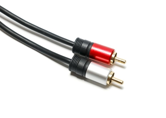 금속은 광케이블, 1 헤드폰 광케이블에서 2에 3.5 Mm 잭의 껍데기를 벗깁니다