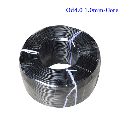 FTTH 섬유 하락 케이블 절름발이 지연제 폴리올레핀은 신호 전송을 위한 ASU OD4.0 1.0SDI 높은 정의를 격리했습니다