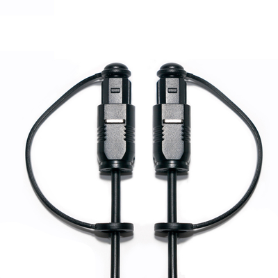 공장 아울렛 Toslink 광 오디오 케이블 PMMA 블랙 PVC (더스트 캡 포함) 사운드 바 용 추가 얇음