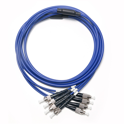 광섬유 패치 코드 FC-ST OM3 4Mode 4Core 와이어 OD 2.0/3.0mm 감시 카메라 실내 컴퓨터 커넥터
