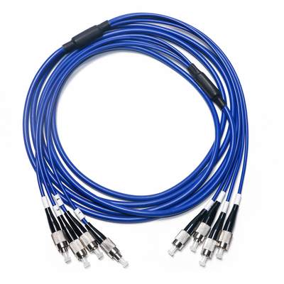 생존 WLAN 1M/2M/3M/5M/10M를 위한 광섬유 접속 코드 FC 4/4 다중 모형 38Inch