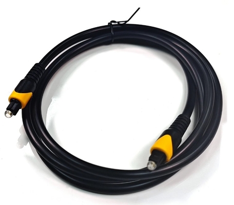 토스링크 광케이블 오렌지 검은 OB6.0 6MHz PVC 접착 금 연결기 가정용 극장 TV