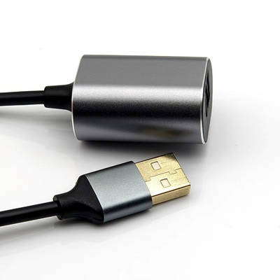 프로페셔널 또는 개인 엔터테인먼트 설정을 위한 USB-C 남성 커넥터와 함께 고신실성 TOSLINK 광학 오디오 케이블